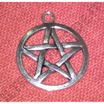 Icona A Forma Di Pentagramma. Gotico Mistico Cinque Stelle A Punta Nel Pittogramma Stile Glifo Del Cerchio Su Fondo Bianco Occulto Image174774394